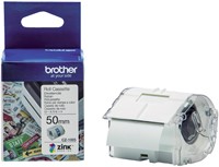 Etiket Brother CZ1005 multifunctioneel 50mm 5m wit 1 Stuk