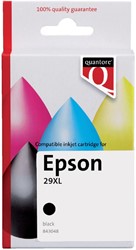 Inktcartridge Quantore Epson 29XL T299140 zwart 1 Stuk