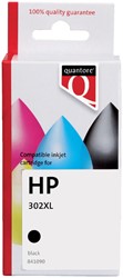 Inktcartridge Quantore Hp 302XL F6u68cn hc zwart 1 Stuk
