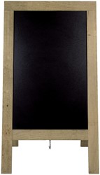 Stoepbord Securit 720x1310x40mm steigerhout 1 Stuk