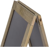 Stoepbord Securit 720x1310x40mm steigerhout 1 Stuk-2