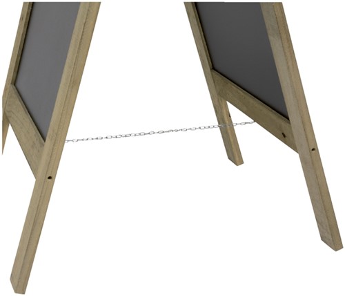 Stoepbord Securit 720x1310x40mm steigerhout 1 Stuk-2