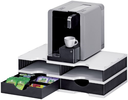 Vakkenset Styrodoc duo 4 vaks deElbaar zwart grijs 1 Stuk-2