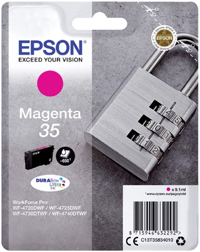 Inktcartridge Epson 35 T3583 rood 1 Stuk