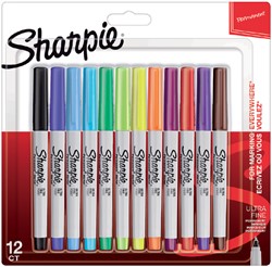 Viltstift Sharpie UF fun assorti 12 Stuk