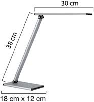 Bureaulamp Unilux Terra led grijs 1 Stuk-2