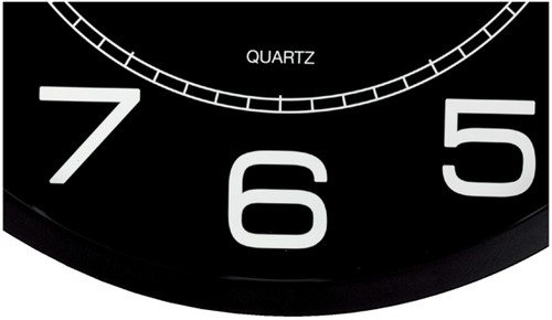Wandklok Unilux Mega Ø 57.5cm zwart-1