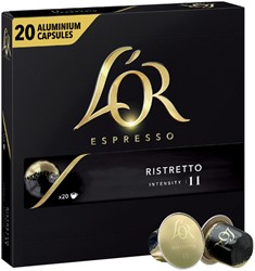 Koffiecups L'Or espresso Ristretto 20st 20 Stuk