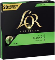 Koffiecups L'Or espresso Lungo Elegante 20st 20 Stuk-3