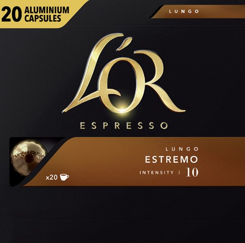 Koffiecups L'Or espresso Lungo Estremo 20st 20 Stuk-3