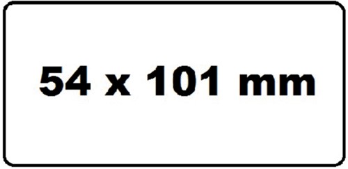 Label Etiket Quantore 99014 54mmx101mm badge wt 1 Rol-2