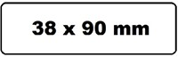 Labeletiket Quantore DK-11208 38x90mm adres wit 400 stuks-2