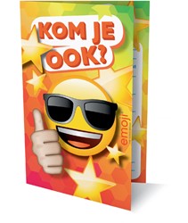 UITNODIGING EMOJI 6 Stuk
