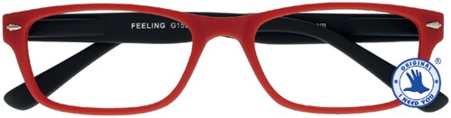 Leesbril I Need You +3.00dpt Feeling rood-zwart 1 Stuk-2