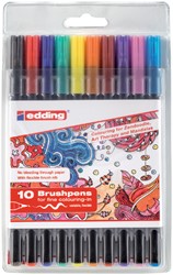 Brushpen edding 1340 assorti 10 Stuk