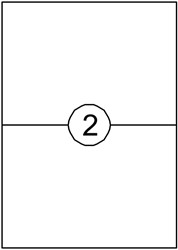 Etiket Quantore 210x148mm 200st 100 Vel