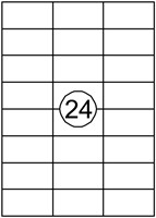 Etiket Avery DP247-100 70x37mm wit 2400st 100 Vel-2