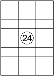 Etiket Quantore 70x37mm 360st 15 Vel
