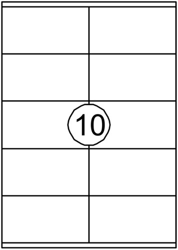 Etiket Avery DP010-100 105x58mm wit 1000 stuks-2