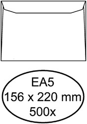 Envelop Quantore bank EA5 156x220 80gr wt 500 Stuk