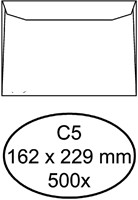 Envelop Quantore bank C5 162x229 80gr wt 500 Stuk