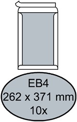 Envelop Quantore bordrug EB4 262x371 120gr zk wt 10 Stuk