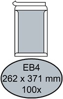 Envelop Quantore bordrug EB4 262x371 zk 120gr wt 100 Stuk