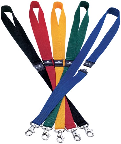 Textielkoord Durable 8137 karabijnhaak zwart 1 Stuk-3