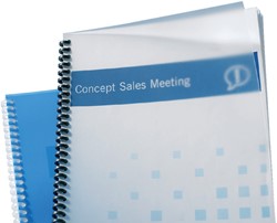 Voorblad GBC A4 PP 450micron semi transparant 50 Stuk