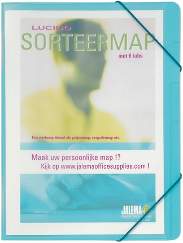 Sorteermap Djois personaliseerbaar A4 6tab bl 1 Stuk