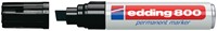 Viltstift edding 800 schuin 4-12mm zwart 1 Stuk