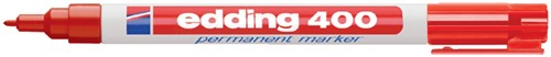 Viltstift edding 400 rond 1mm rood