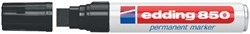 Viltstift edding 850 blok 5-18mm zwart 1 Stuk