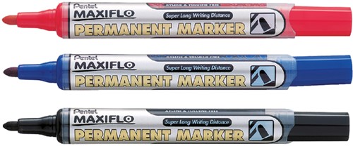 Viltstift Pentel NLF50 Maxiflo rond 1mm blauw 1 Stuk-2