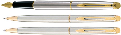 Rollerpen Waterman Hemisp GT F roestvrij staal 1 Stuk-2