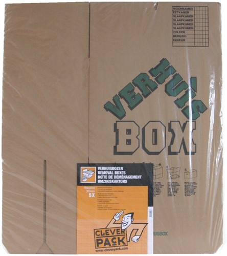 Verhuisdoos CleverPack bedrukt 480x320x360 5st 5 Stuk-2