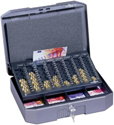 Geldkist Durable 352x120x276mm donkergrijs 1 Stuk