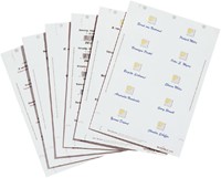 Badgekaart Durable 1455 bedrukbaar 54x90mm 200st 200 Stuk