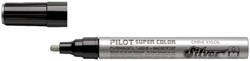 Viltstift PILOT Super SC-S M zilver 1 Stuk