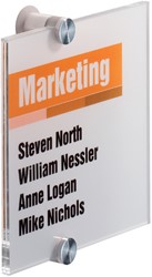 Deurbordje Durable crystal sign 4822 148x148mm 1 Stuk