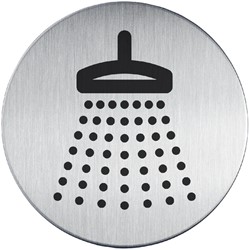 Infobord pictogram Durable 4938 douche 83mm 1 Stuk