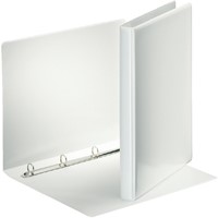 Presentatieringband Esselte panorama A4 4-rings D-mechaniek 20mm PP wit
