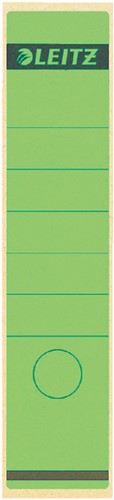 Rugetiket Leitz 62x285mm zelfkl groen 10 Vel
