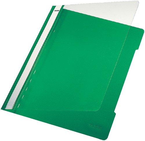 Snelhechter Leitz Standaard A4 gerecycled PP groen