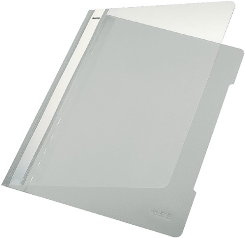 Snelhechter Leitz standaard A4 PP grijs 1 Stuk