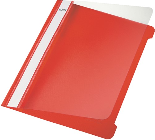 Snelhechter Leitz standaard A5 PVC rood 1 Stuk
