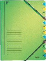 Sorteermap Leitz 12 tabbladen karton groen 1 Stuk