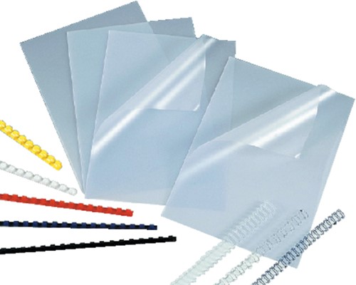 Voorblad GBC A4 PVC 150micron transparant 100 Stuk-2