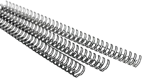 Draadrug GBC 10mm US 21rings A4 zilver 100 Stuk-2