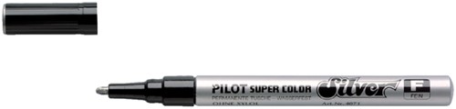 Viltstift PILOT Super SC-S F zilver 1 Stuk